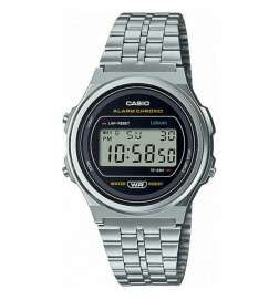 Orologio Unisex Casio A171WE-1AEF Argentato