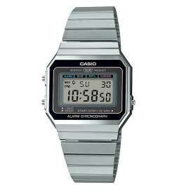 Orologio Uomo Casio A700WE-1AEF Nero Argentato (Ø 35 mm)