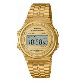Orologio Unisex Casio A171WEMG-9AEF Dorato Vintage