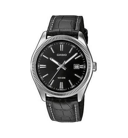 Orologio Uomo Casio MTP-1302PL-1AVEF Nero