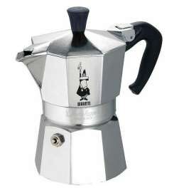 Italian Coffee Pot Bialetti 0001162 Silver Metal