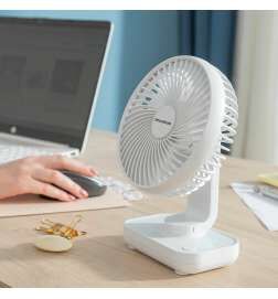 Ventilatore da Scrivania Ricaricabile Fanrec InnovaGoods Ø5,4'' 3600 mAh / 13,3 W