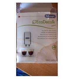 Decalcifier DeLonghi EcoDecalk 2x100ml 2 x 100 ml Limescale Remover for Coffee-maker