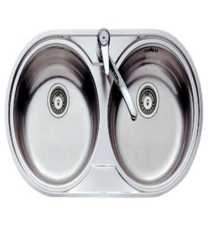 Lavello a Due Vasche Teka eline 80cm Inox