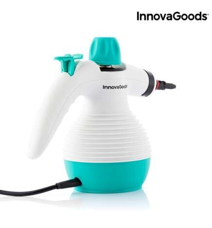 Pulitore a Vapore a Mano Multiuso con Accessori 9 in 1 Steany InnovaGoods   0,35 L 3 Bar 1000W 1000 W (Ricondizionati A)