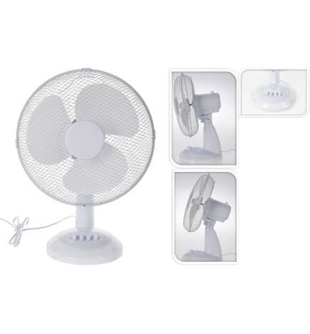 Ventilatore da Tavolo Excellent Electrics EL9000160 Bianco