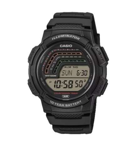 Orologio Uomo Casio WS-1800-1AVEF Nero