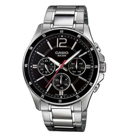 Orologio Uomo Casio MULTIFUNCTION CALENDAR - BLACK Nero Argentato (Ø 43,5 mm) (Ø 35 mm)