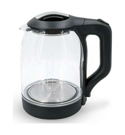Bollitore COMELEC 1,8 L 1500W Nero Bianco Acciaio inossidabile 1500 W 2200 W