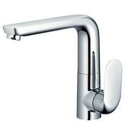 Rubinetto Monocomando Rousseau Grigio Chrome