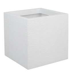 Bloempot EDA Wit Plastic 5 cm