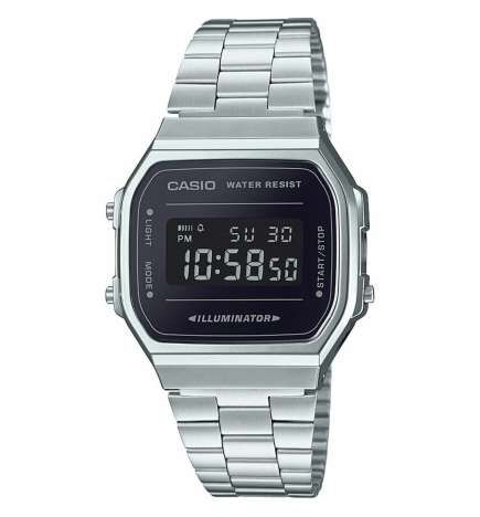 Orologio Uomo Casio Nero Argentato (Ø 36 mm)