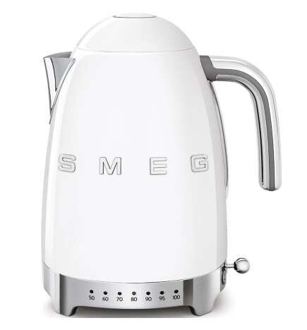 Bollitore Smeg Bianco Acciaio inossidabile Plastica 2400 W 1,7 L