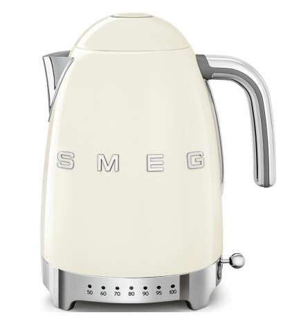 Bollitore Smeg KLF04CREU 2400 W 1,7 L Crema Acciaio inossidabile Plastica
