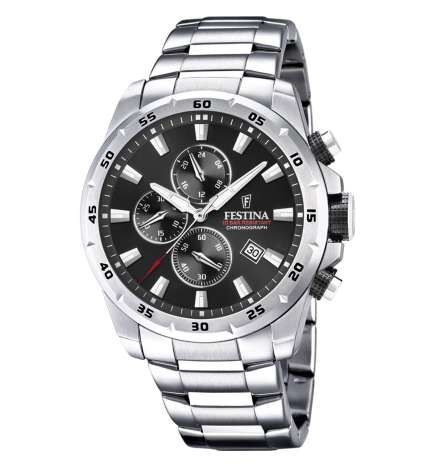 Orologio Uomo Festina F20463/4 Nero Argentato