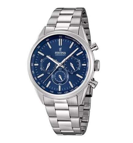 Orologio Uomo Festina F16820/2 Argentato