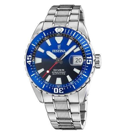 Orologio Uomo Festina F20669/1 Argentato