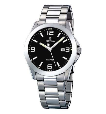 Orologio Uomo Festina F16376/4 Nero Argentato (Ø 40 mm)