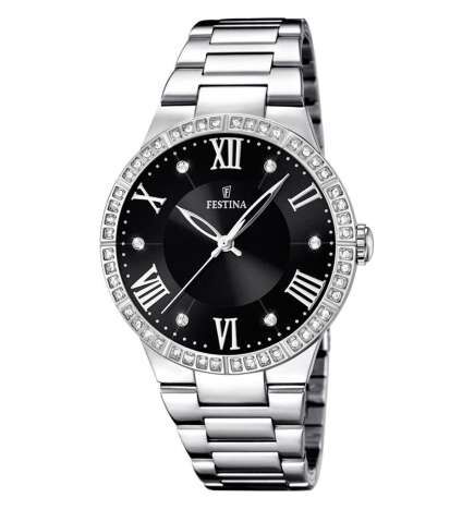 Orologio Uomo Festina F16719/2 Nero Argentato
