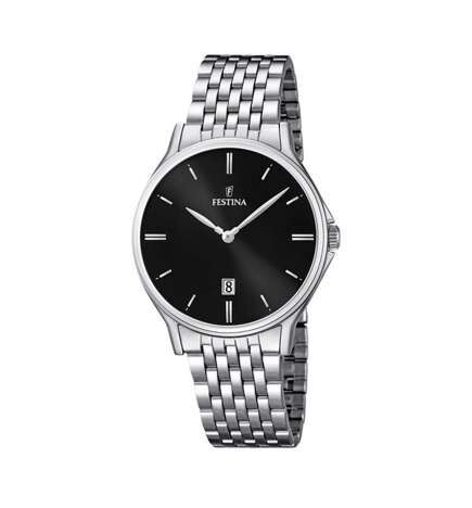 Orologio Uomo Festina F16744/4 Nero Argentato