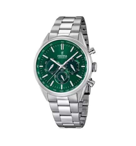 Orologio Uomo Festina F16820/R Verde Argentato