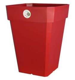 Vaso Riviera Rosso Quadrato 49 x 49 x 50 cm