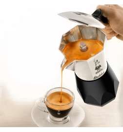 Italian Coffee Pot Bialetti BRIKKA Aluminium 4 Cups