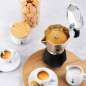 Italian Coffee Pot Bialetti BRIKKA Aluminium 4 Cups