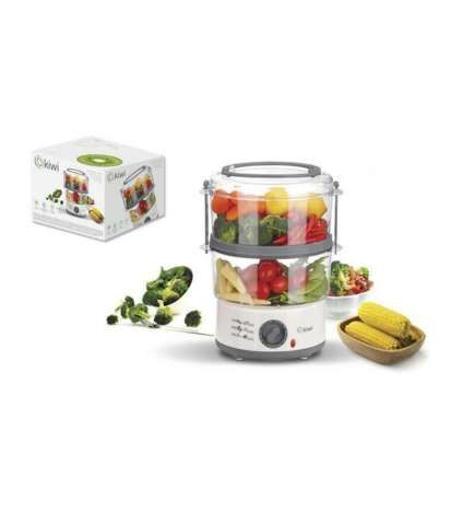 Cuocitore a Vapore Elettrico Kiwi KFS-2903 5 L 500W Bianco