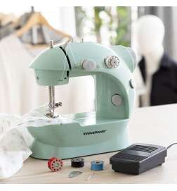 Mini Macchina da Cucire Portatile con LED, Rasafilo e Accessori Sewny InnovaGoods