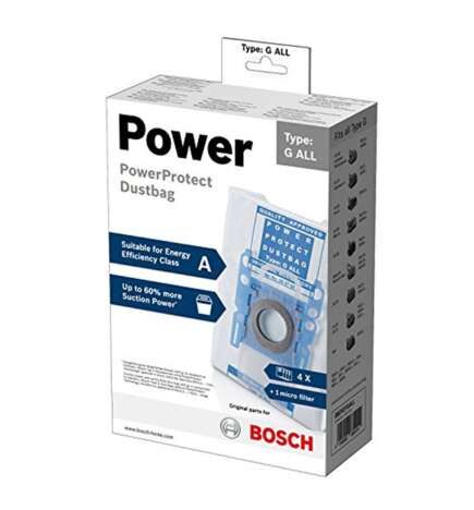 Sacchetto di Ricambio per Aspirapolvere BOSCH 28632360 4 Unità