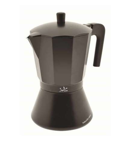 Caffettiera Italiana JATA CFI12 Nero Alluminio 12 Tazze