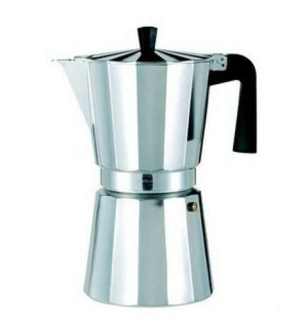 Caffettiera Italiana Valira VITRO 3T Argentato Alluminio 3 Tazze