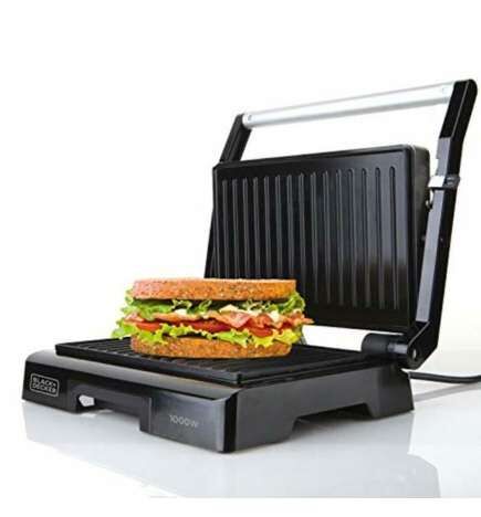 Barbecue Elettrico Black & Decker BXGR1000E 23 x 14,5 cm 1000 W