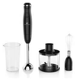 Frullatore a Immersione Multifunzione con Accessori Continental Edison CEHB01 Nero 400 W