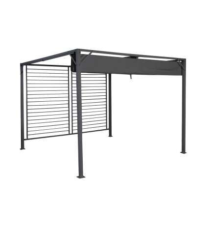 Pergola DKD Home Decor Grigio 300 x 300 x 230 cm Acciaio