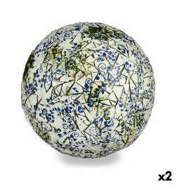 Decorative Garden Figure Ibergarden Polyresin Ball 31,5 x 31,5 x 31,5 cm (2 Units)