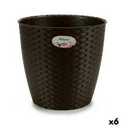 Doniczka Stefanplast Plastikowy 29 x 26,5 x 29 cm (6 Sztuk)