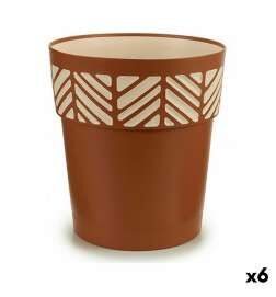 Samonawadniająca doniczka Stefanplast Orfeo Terakota Plastikowy 29 x 29 x 29 cm (6 Sztuk)