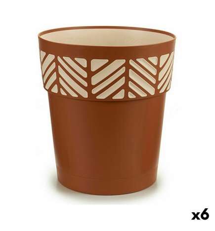 Samonawadniająca doniczka Stefanplast Orfeo Terakota Plastikowy 29 x 29 x 29 cm (6 Sztuk)