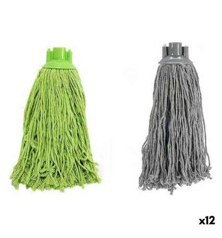 Mop z Mikrofibry Niebieski 8 x 28 x 8 cm (12 Sztuk)