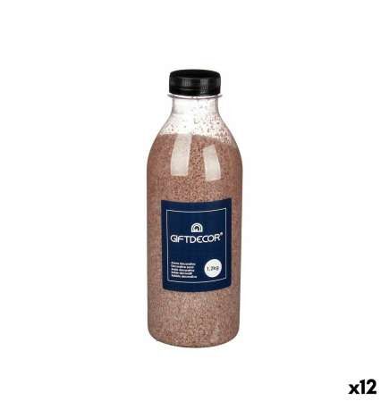 Sabbia Decorativa Gift Decor Marrone 1,2 kg 7,5 x 21,8 x 7,5 cm (12 Unità)