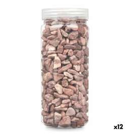 Pietre Decorative Gift Decor Rosso 10 - 20 mm 700 g 6,2 x 15,3 x 6,2 cm 6,5 x 15,8 x 6,5 cm (12 Unità)