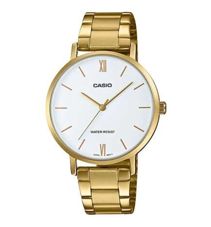 Zegarek Damski Casio COLLECTION Złoty (Ø 34 mm)