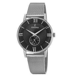 Orologio Uomo Festina F20568/4 Nero Argentato