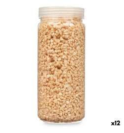 Pietre Decorative Gift Decor Senape 2 - 5 mm 700 g 6,5 x 15,5 x 6,5 cm 6,2 x 15,3 x 6,2 cm (12 Unità)