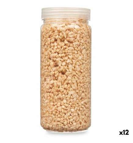 Pietre Decorative Gift Decor Senape 2 - 5 mm 700 g 6,5 x 15,5 x 6,5 cm 6,2 x 15,3 x 6,2 cm (12 Unità)