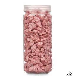 Pietre Decorative Gift Decor Rosso 10 - 20 mm 700 g 6,2 x 15,3 x 6,2 cm 6,5 x 15,8 x 6,5 cm (12 Unità)