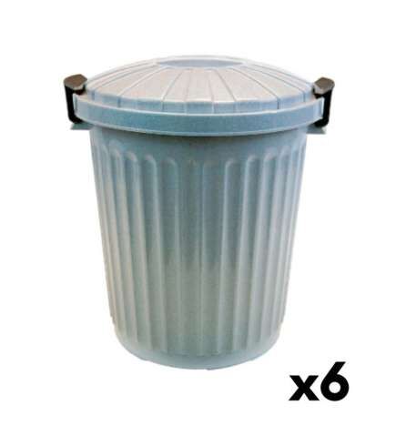 Secchio della spazzatura Con coperchio 23 L (6 Unità)