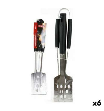Utensili per barbecue BBQ Black Algon 104748 3 Pezzi (6 Unità)